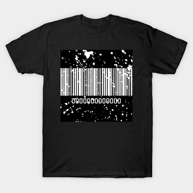 Barcode Print T-Shirt by LylaLace Studio